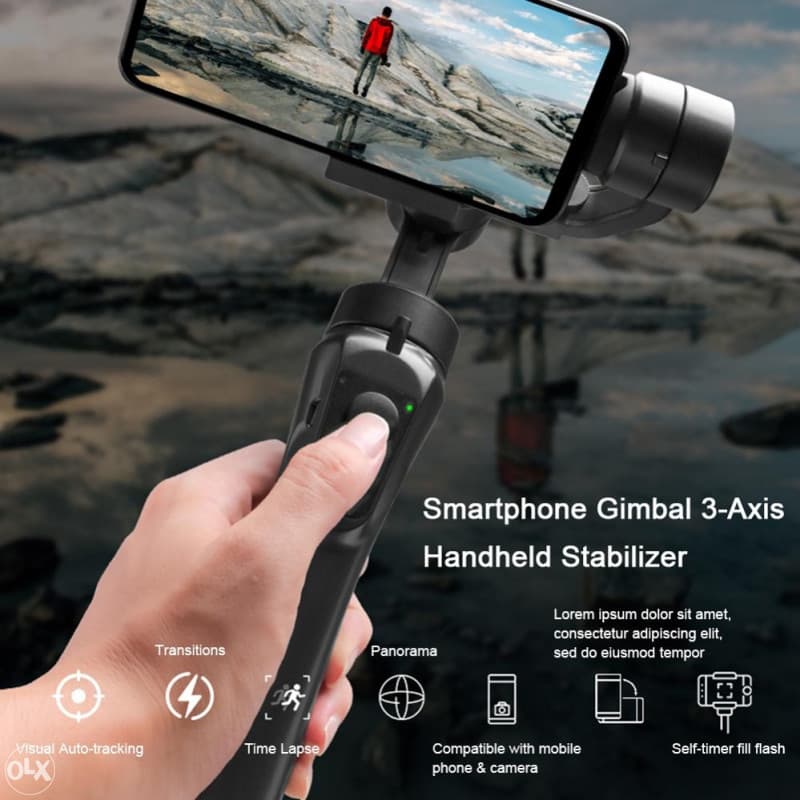 Smartphone Gimbal 3-Axis Handheld STABILIZATOR ZA MOB 2