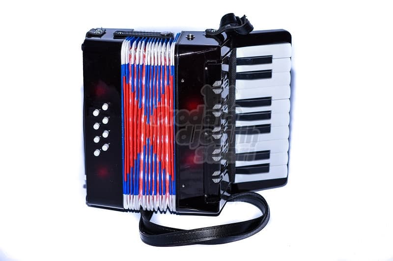 Velika DJECIJA HARMONIKA CRNA, PLAVA, CRVENA 066494941 3