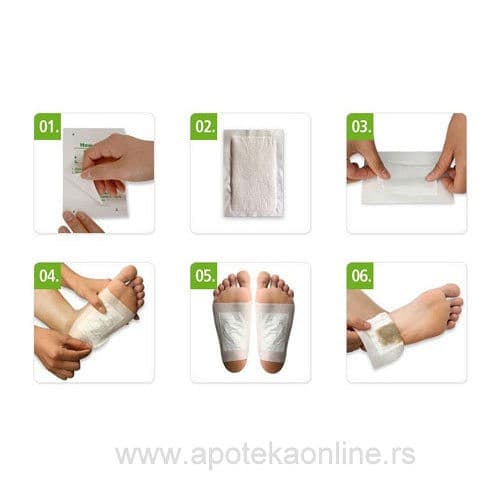 100x KOMADA Detoksirajući KINOKI flasteri (DOSTAVA BESPLATNA) 4