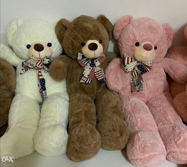 Veliki MEDO PLIŠANI IGRAČKA MEDVJED 3 BOJE 115cm vise slika