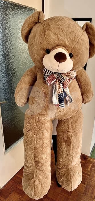 Veliki MEDO PLIŠANI IGRAČKA MEDVJED 3 BOJE 115cm vise slika 2