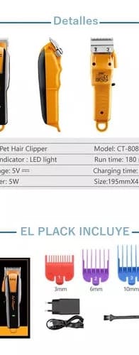 PROFESIONALNI MAŠINICA ZA ŠIŠANJE PASA I MACAKA ZA PSE MAČKE HTC 5