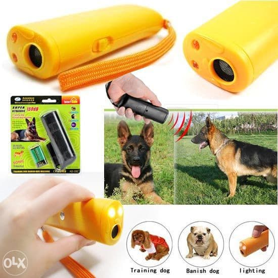 Ultrazvučni TJERAC DRESER PASA +BATERIJA plave boje 2