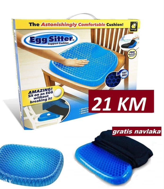 EGG SITTER GEL JASTUK PODMETAC ZA STOLICU