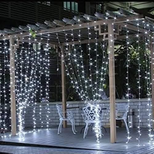 zavjese led lampice 3x2 i 3x3 m bijele.zute.sarene 4