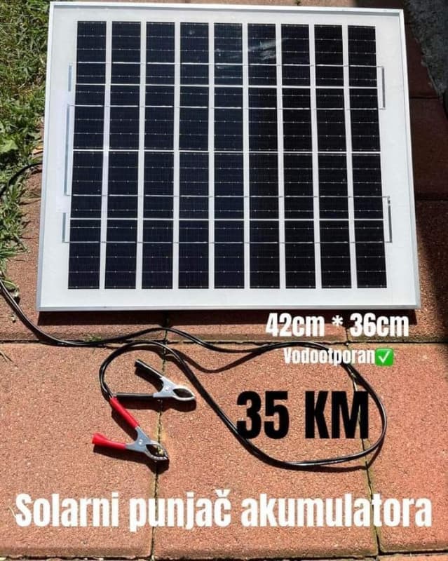 solarni punjac za akumulatore 20 v