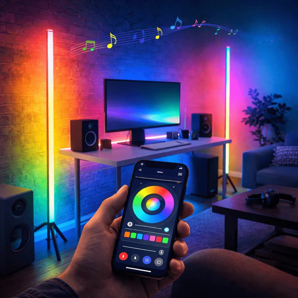 Pametna RGB podna LED lampa