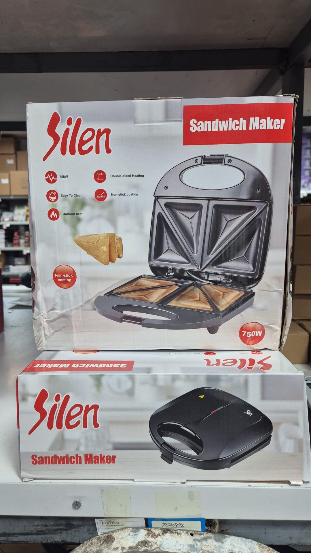 SILEN Toster za sendvič, snaga 750W 2