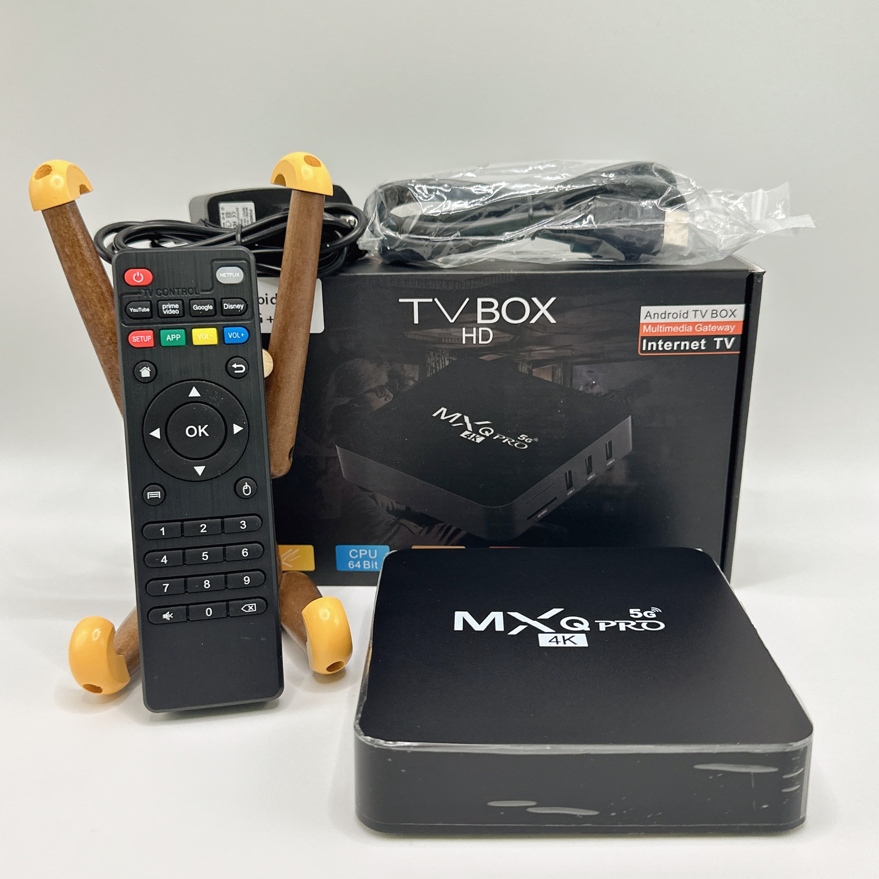 MXQ Pro 5G 4K Android TV Box – 14.000+ Kanala i Smart TV Pretvarač*
