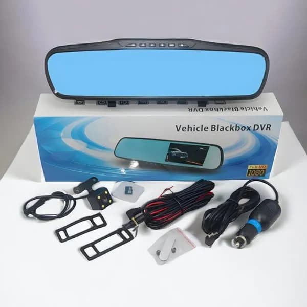 Pametni Retrovizor sa Prednjom i Zadnjom Kamerom – Full HD 1080P DVR