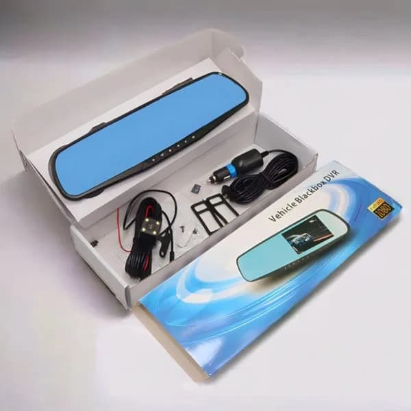 Pametni Retrovizor sa Prednjom i Zadnjom Kamerom – Full HD 1080P DVR 4