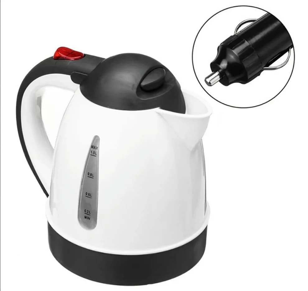 Autokuhalo 12V 1000ml – Električno Kuhalo za Auto (Upaljač Priključak) 2