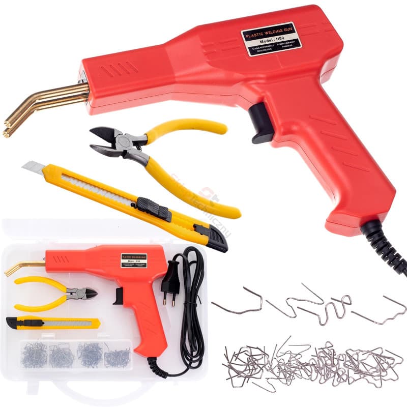 Alat za Varenje Plastike H50 + 200 Spajalica (Plastic Restorer 220V)