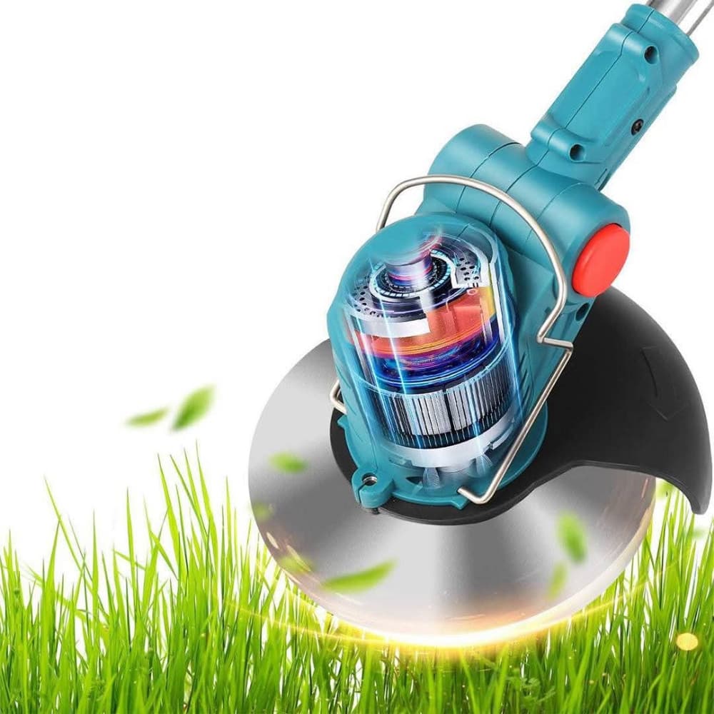 Aku trimer za travu 98V sa 2 baterije 2