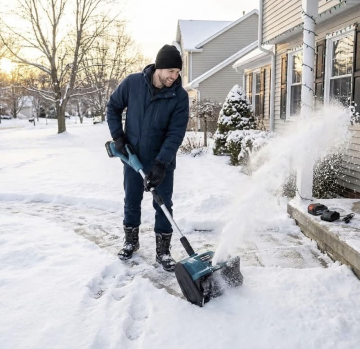 AKU TELESKOPSKA FREZA ZA SNIJEG 128V – 2 BATERIJE + PUNJAČ 3