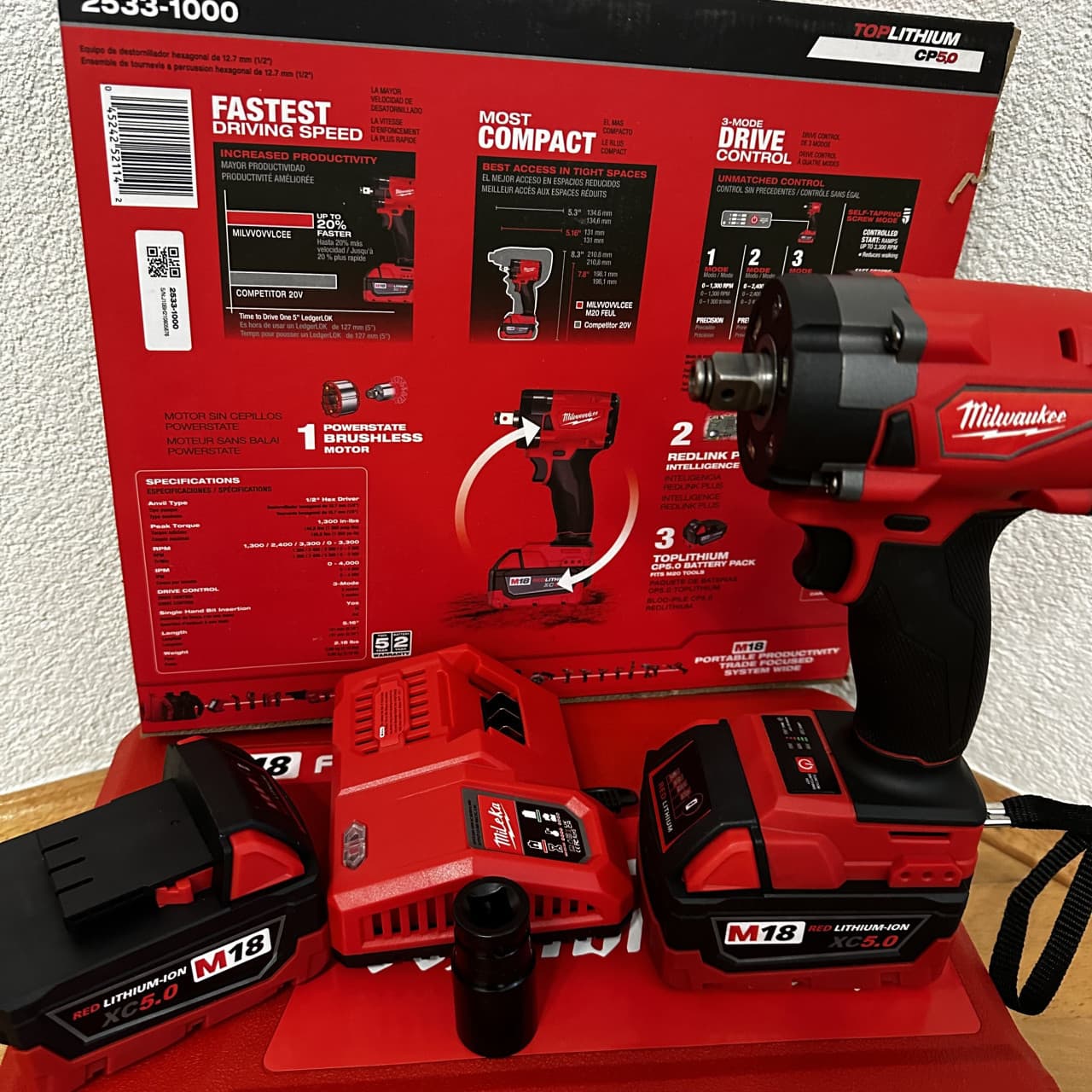 MILWAUKEE AKU UDARNI ODVIJAČ M18 – BRUSHLESS 4