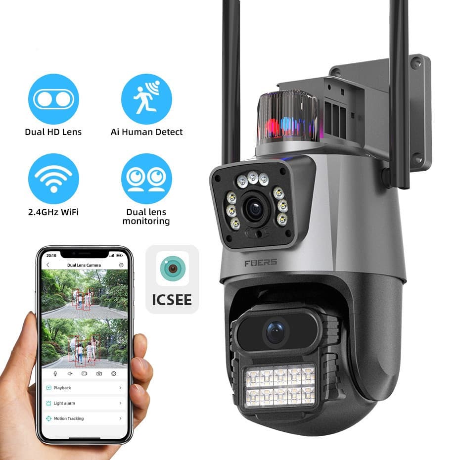 DUPLA 360° WIFI KAMERA – ICSEE 4