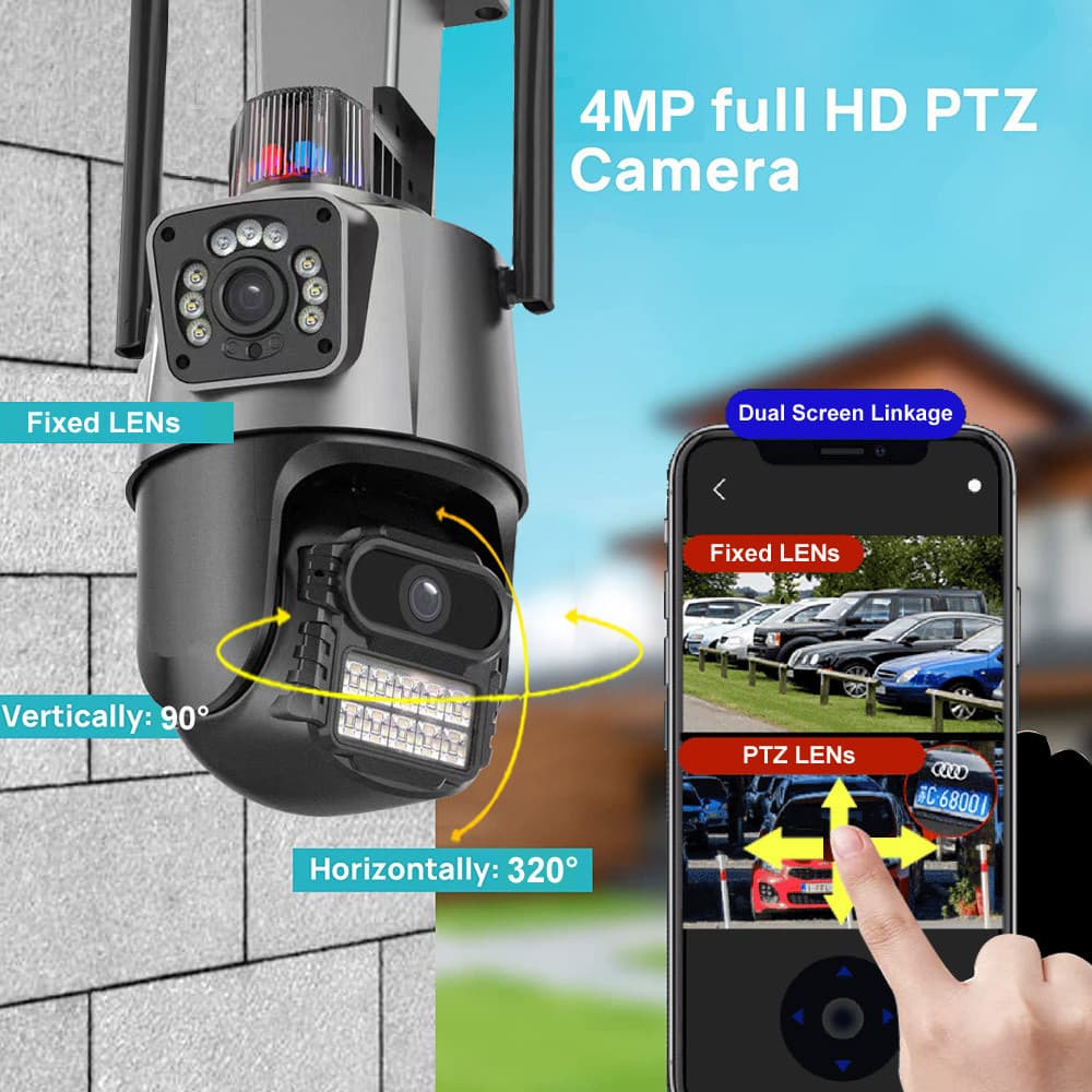 DUPLA 360° WIFI KAMERA – ICSEE 5