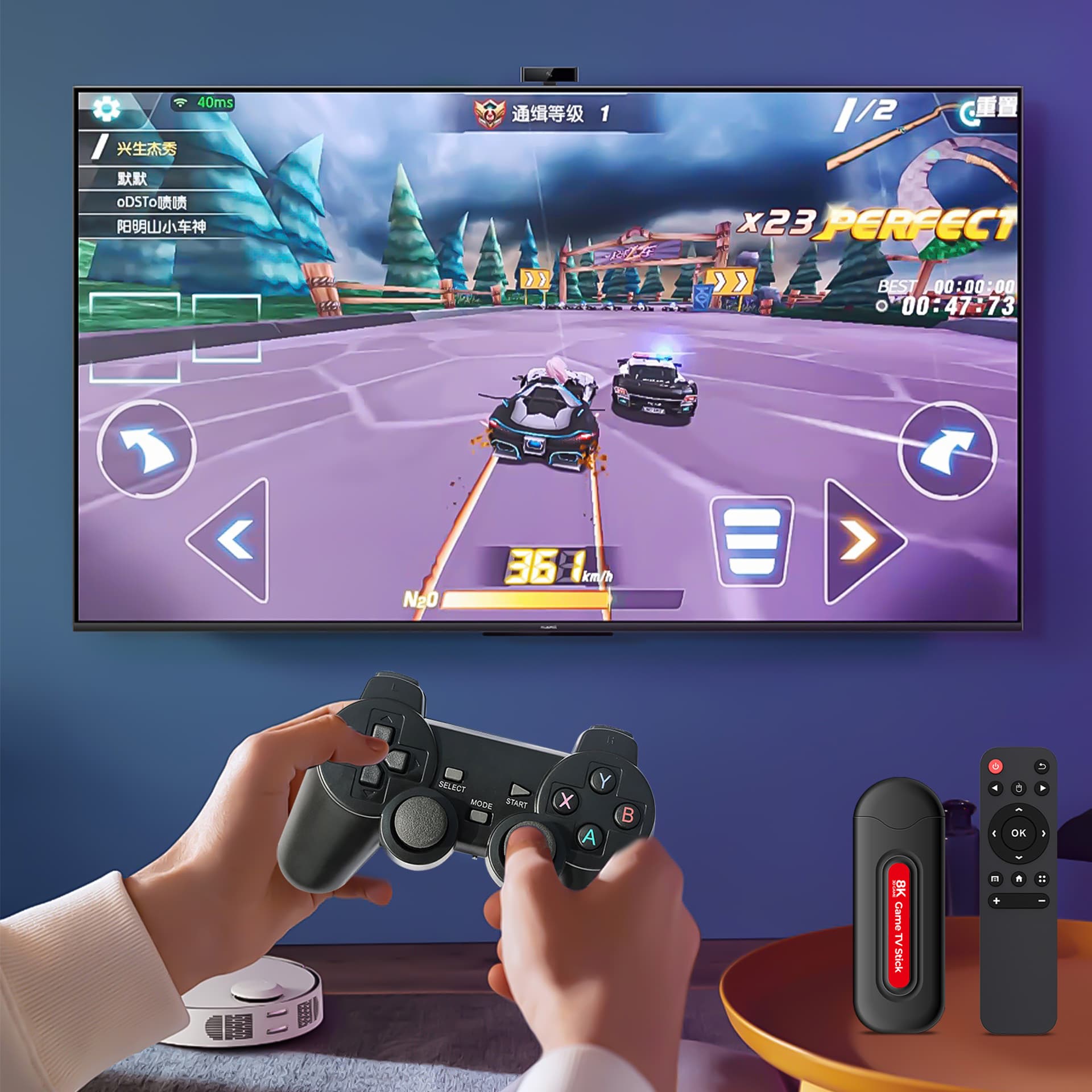 GAME TV STICK Q9 PRO – SMART TV + GAMING UREĐAJ 3