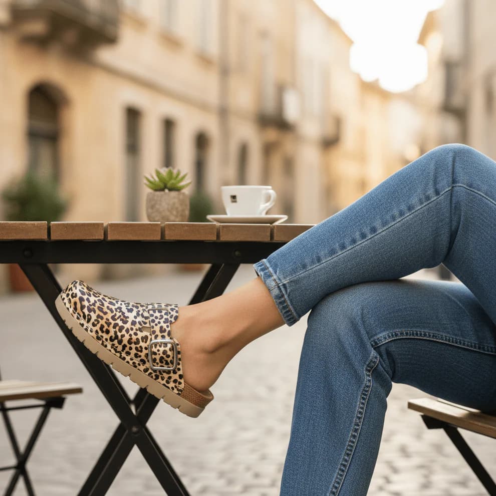 Leopard Papuče sa Kopčom 3