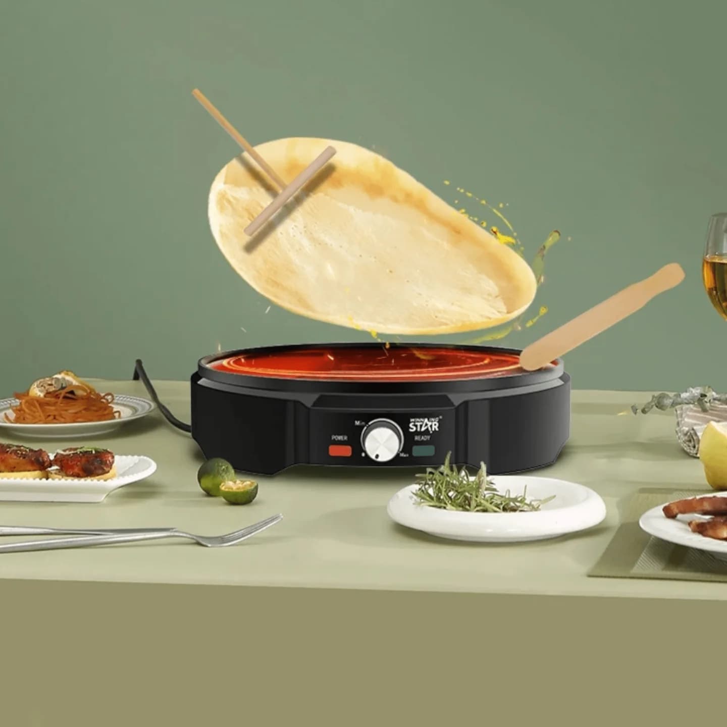 Električni aparat za palačinke "Winning Star" 2
