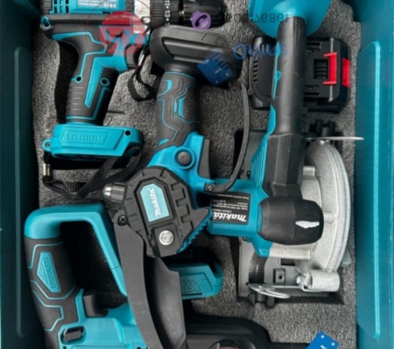 AKU Set Alata MAKITA 6U1 - 6 masina + 4 baterija 4