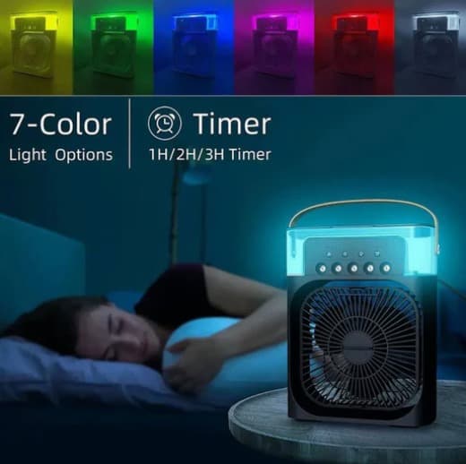 Mini Klima Ventilator Prijenosna Pokretna Klime Raspršivač Vode 4