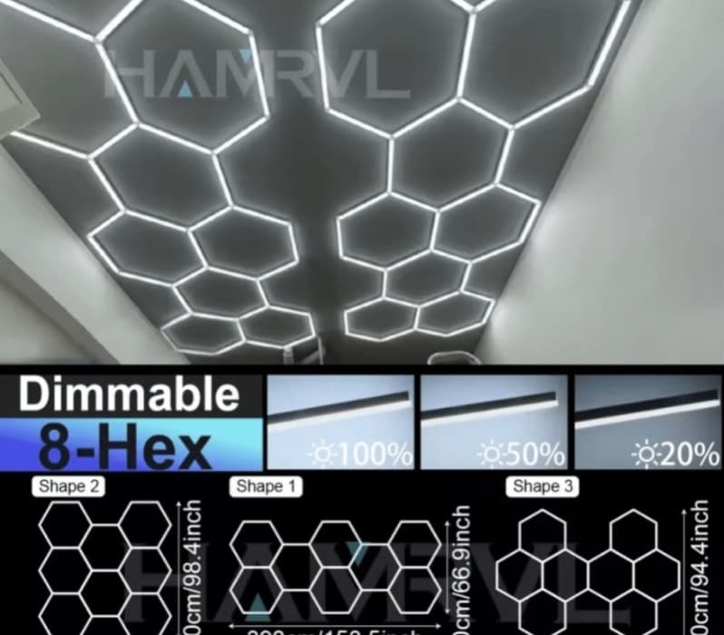 Led Rasvjeta HEXAGON Panel Paneli Osvjetljenje 3