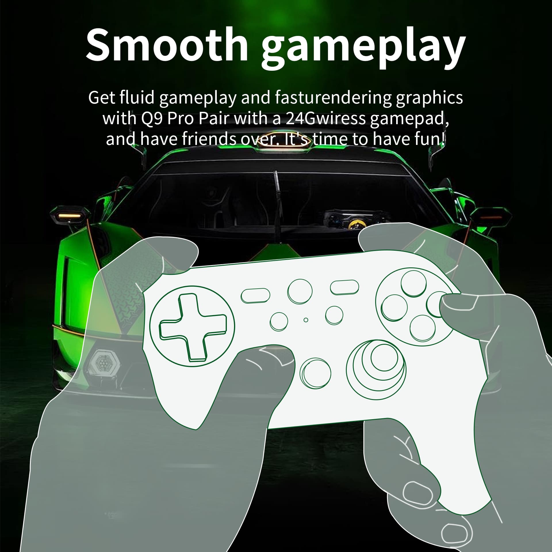 Q9 Pro 8K Ultra HD Game TV Stick 4