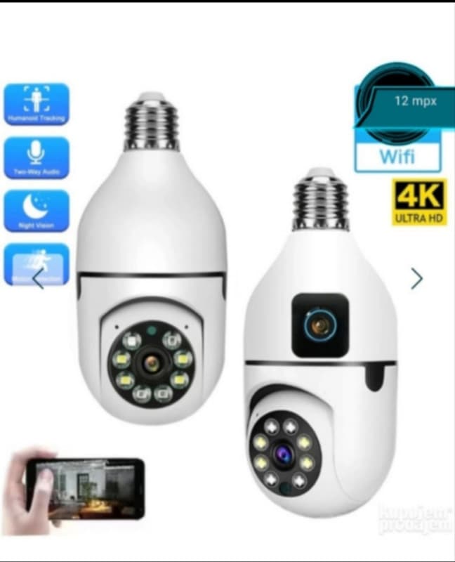 KAMERA SIJALICA sa 2 kamere 