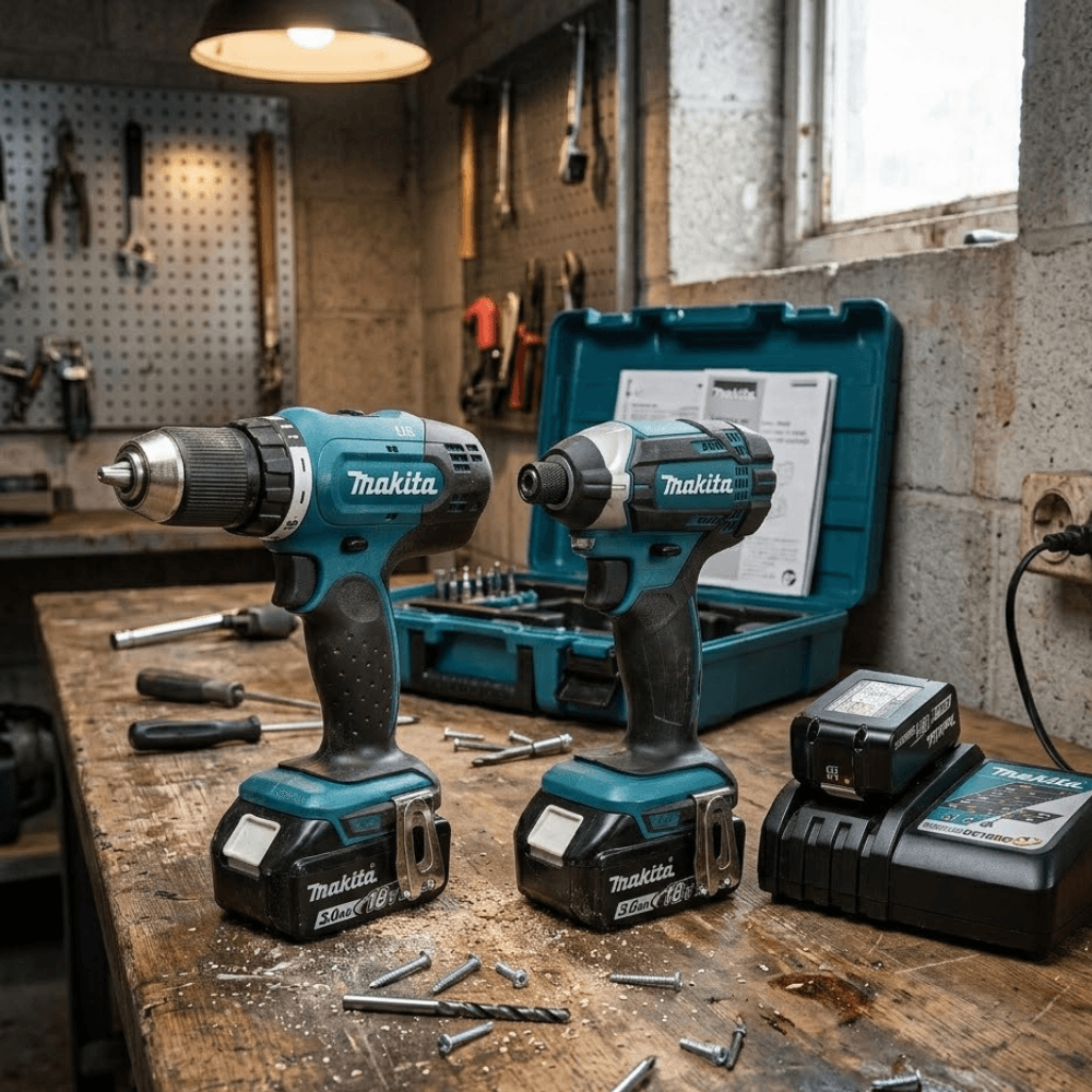 AKU UDARNI ODVIJAČ I BUŠILICA 2u1 MAKITA 2