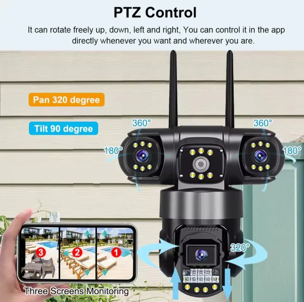 V380 Pro WiFi Vanjska Pametna Kamera 12MP 5