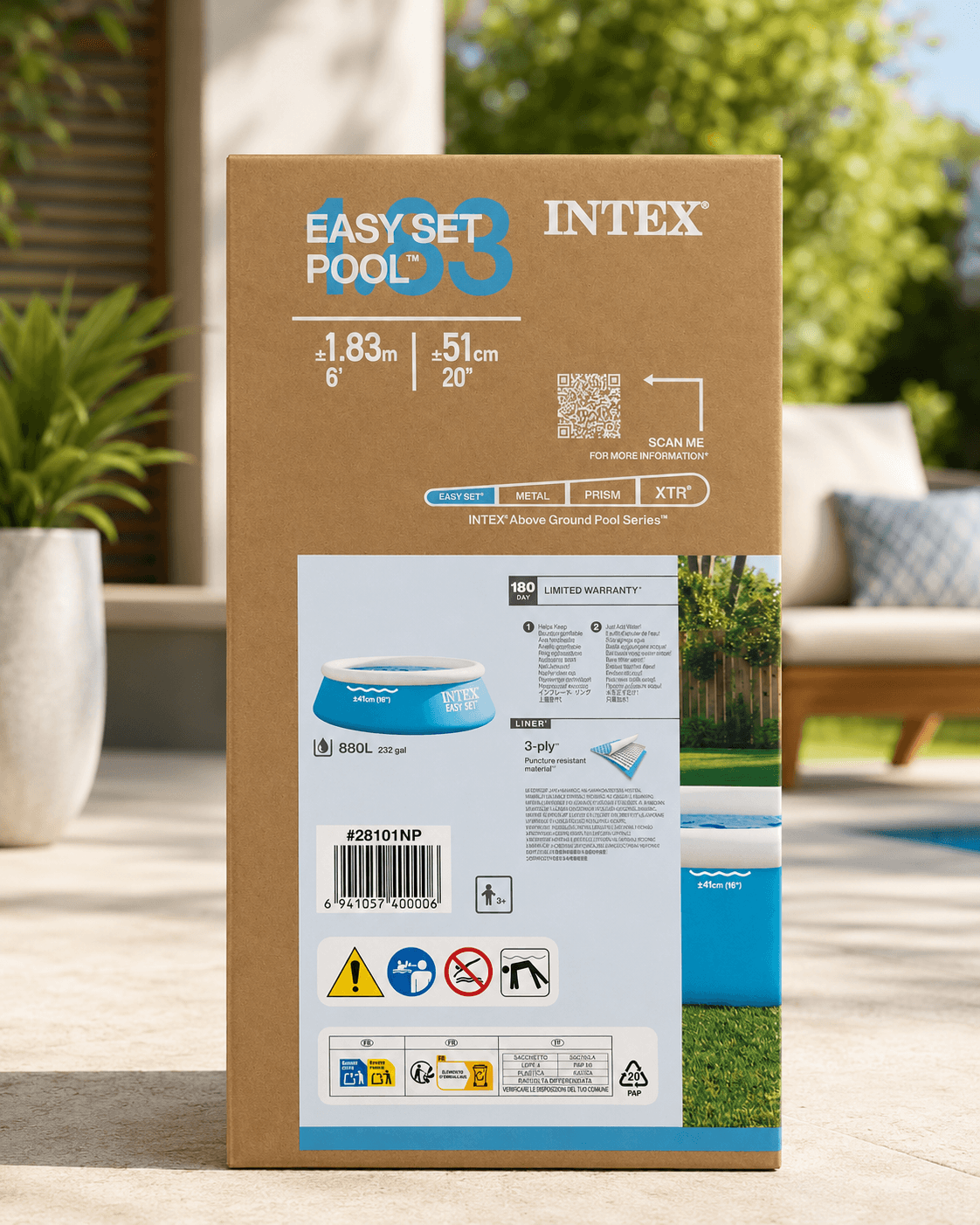 INTEX Easy Set bazen 183 x 51 cm 3
