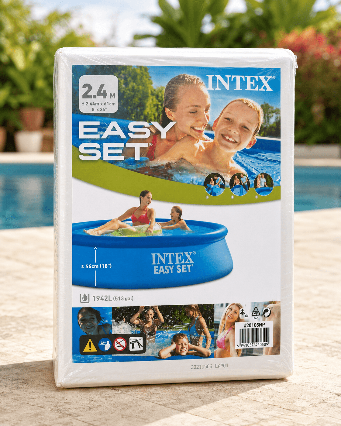 INTEX Easy Set bazen - 2,44 m x 61 cm 3