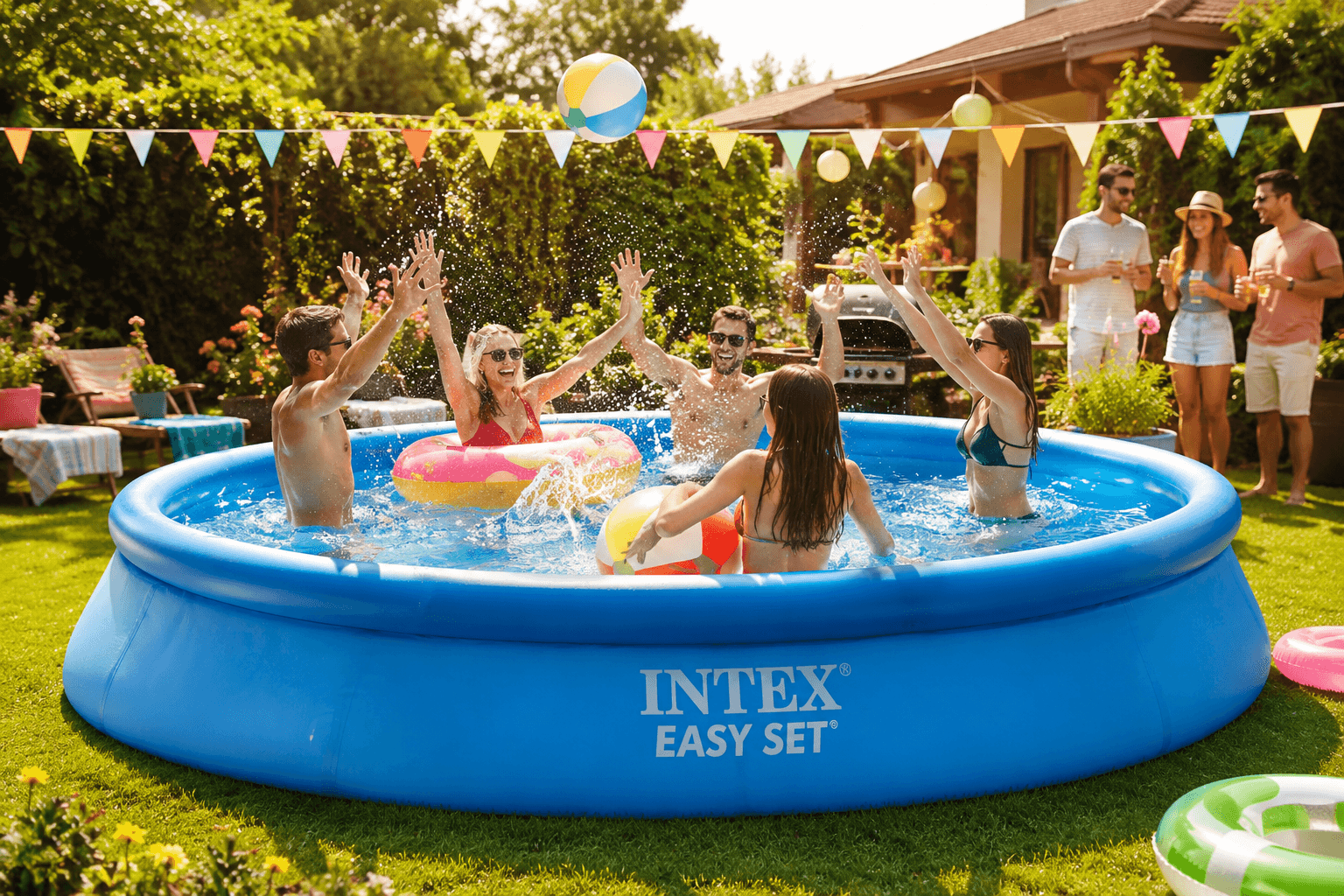 INTEX Easy Set bazen - 2,44 m x 61 cm 4