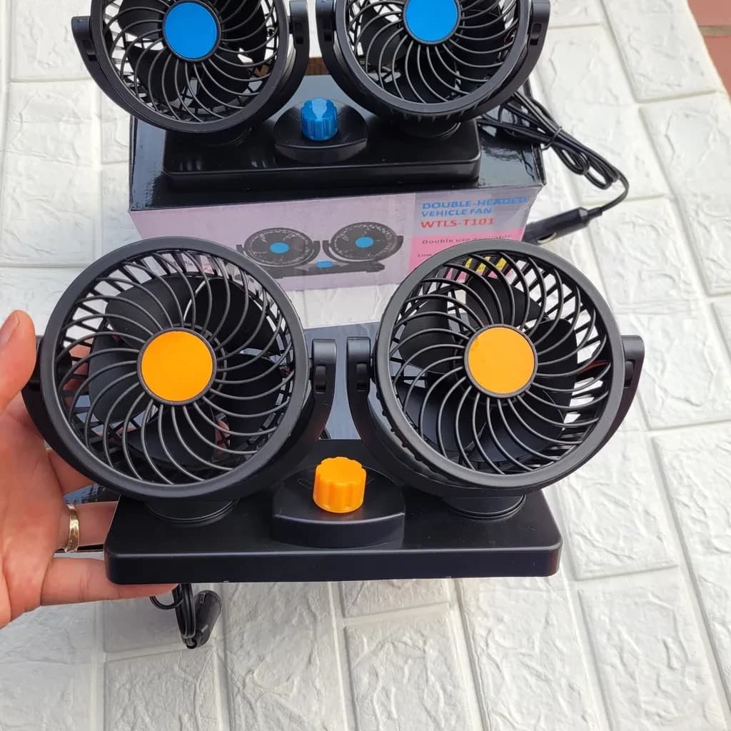 Dupli auto ventilator na upaljač 4