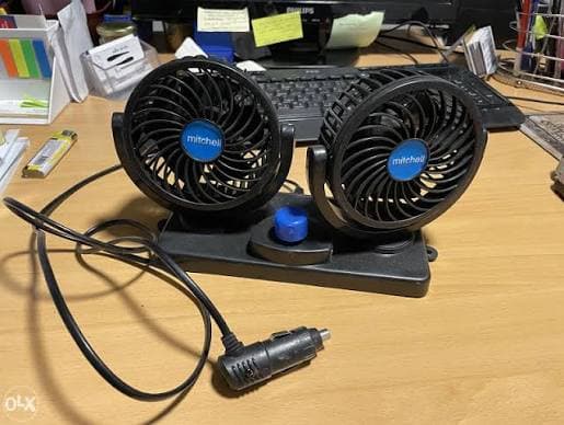 Dupli auto ventilator na upaljač 5