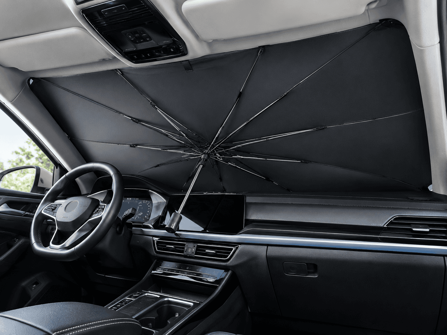 Suncobran / kišobran za auto šoferšajbu 2