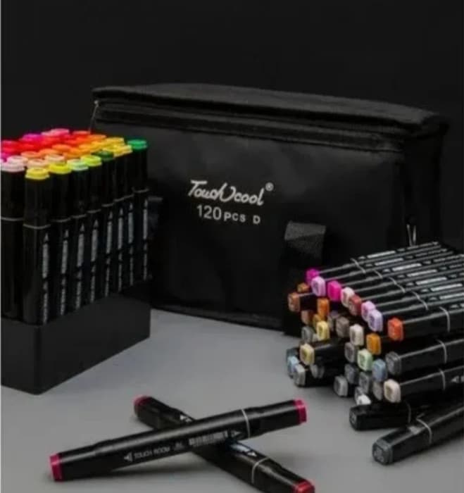 120 kom. Set obostranih Touch Cool markeri za crtanje, marker