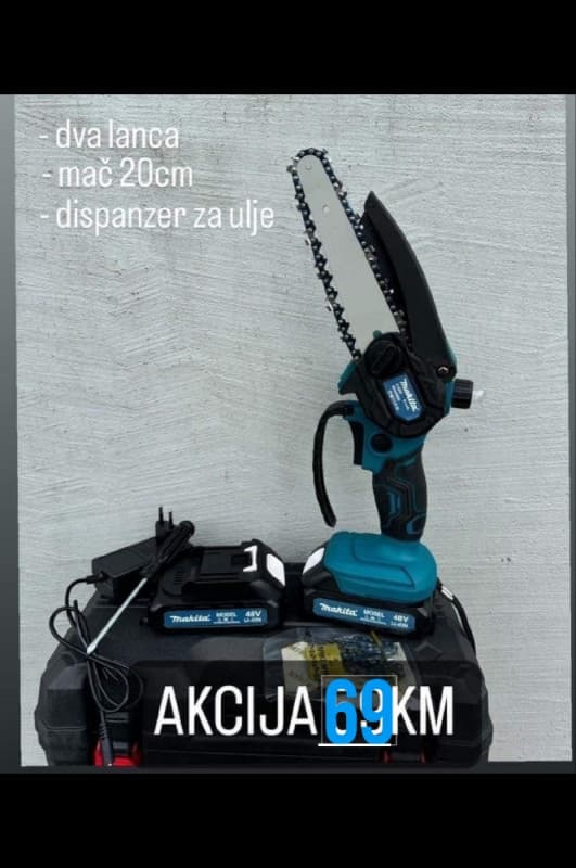 Aku pila za grane makita dva lanca