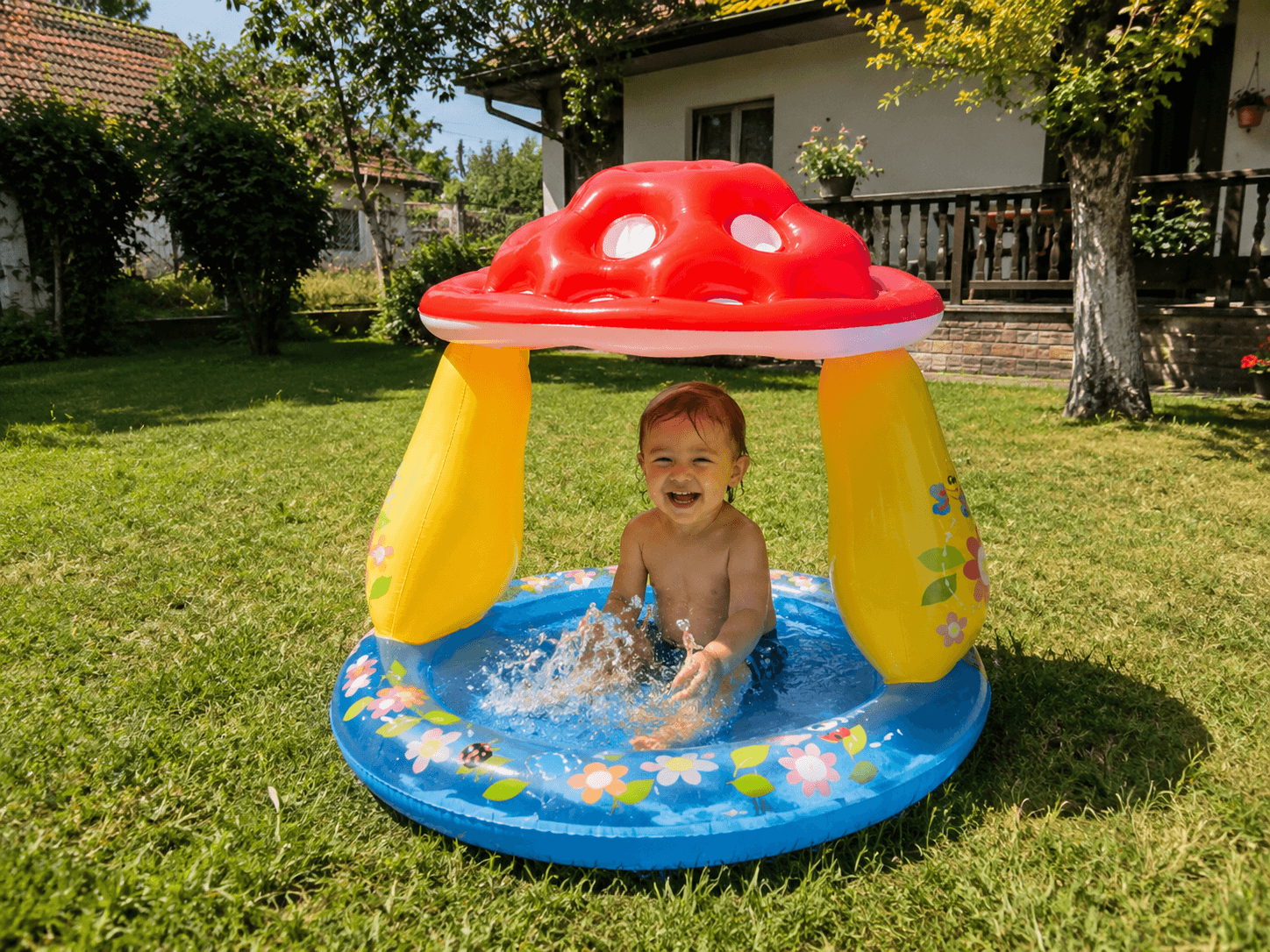 INTEX Wet Set dječiji bazen sa sjenilom 102 x 89 cm